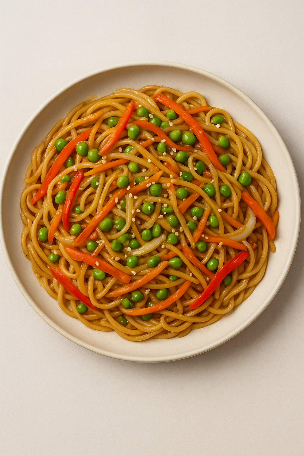 budget friendly veggie stir fried noodles